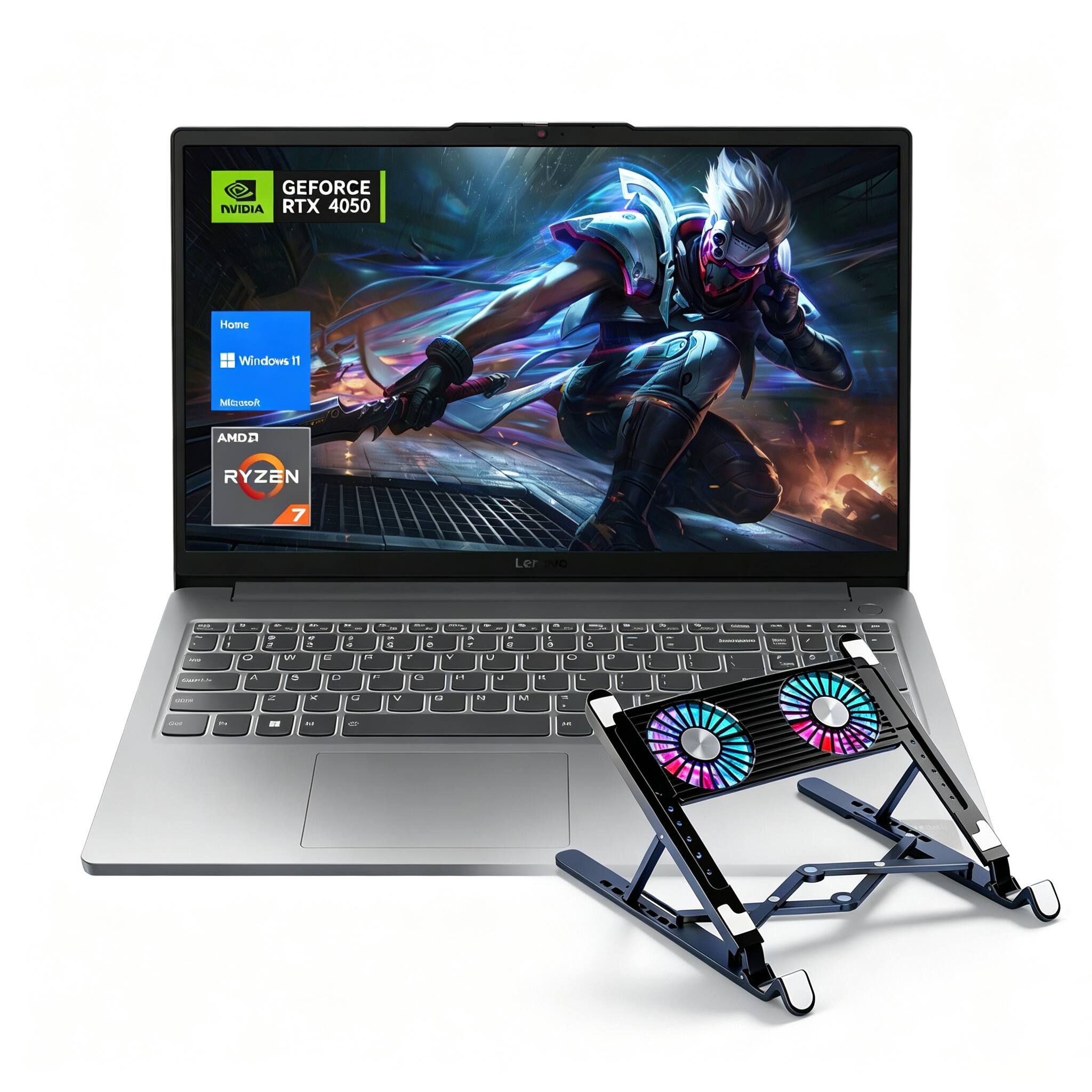 GEFORCE NVIDIA RTX 4050  
Home  
Windows 11  
Microsoft  
AMD  
RYZEN 7