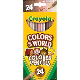 Crayola - Colors of the World Colored Pencils 24 Colors