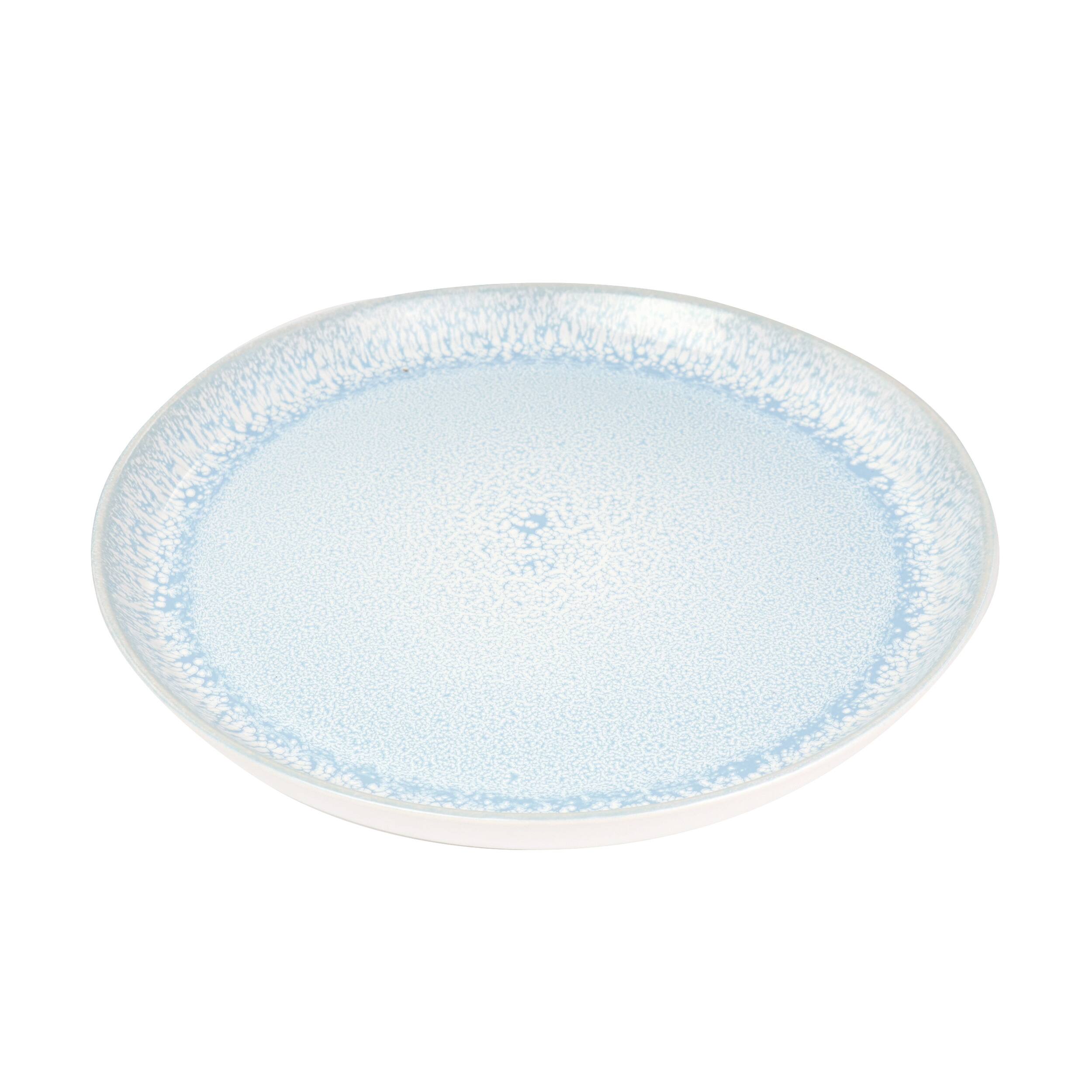 Alt View 1. Elama - Elama Mocha 16 Piece Stoneware Dinnerware Set in Blue - Blue.