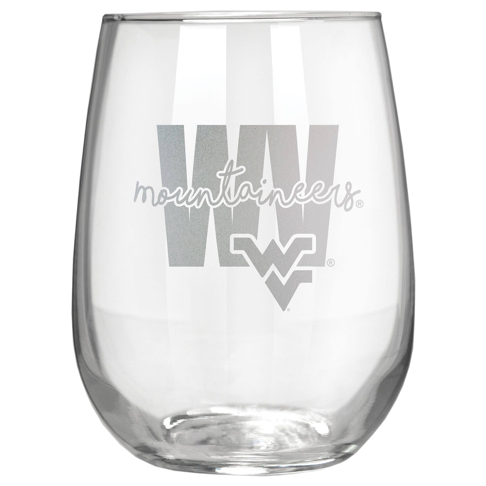 Great American Products - West Virginia Mountaineers Etched 17oz. City Stemless Wine Glass - Multicolor price history on PriceWatchPro