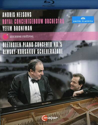 Front. Yefim Bronfman - Lucerne Festival: Beethoven, Rimsky-Korsakov   - BLU-RAY.