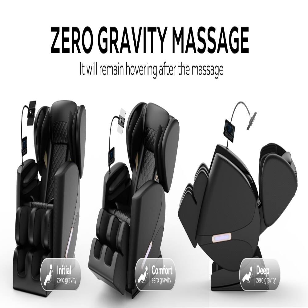 ZERO GRAVITY MASSAGE  
It will remain hovering after the massage

Initial zero gravity  
Comfort zero gravity  
Deep zero gravity
