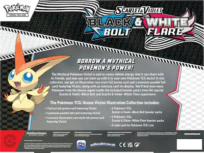 Pokemon Scarlet & Violet Unova Victini Illustration Collection Pokemon Scarlet & Violet Unova Victini Illustration Collection