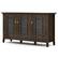 Angle. Simpli Home - Bedford Wide Storage Cabinet - Dark Tobacco Brown.