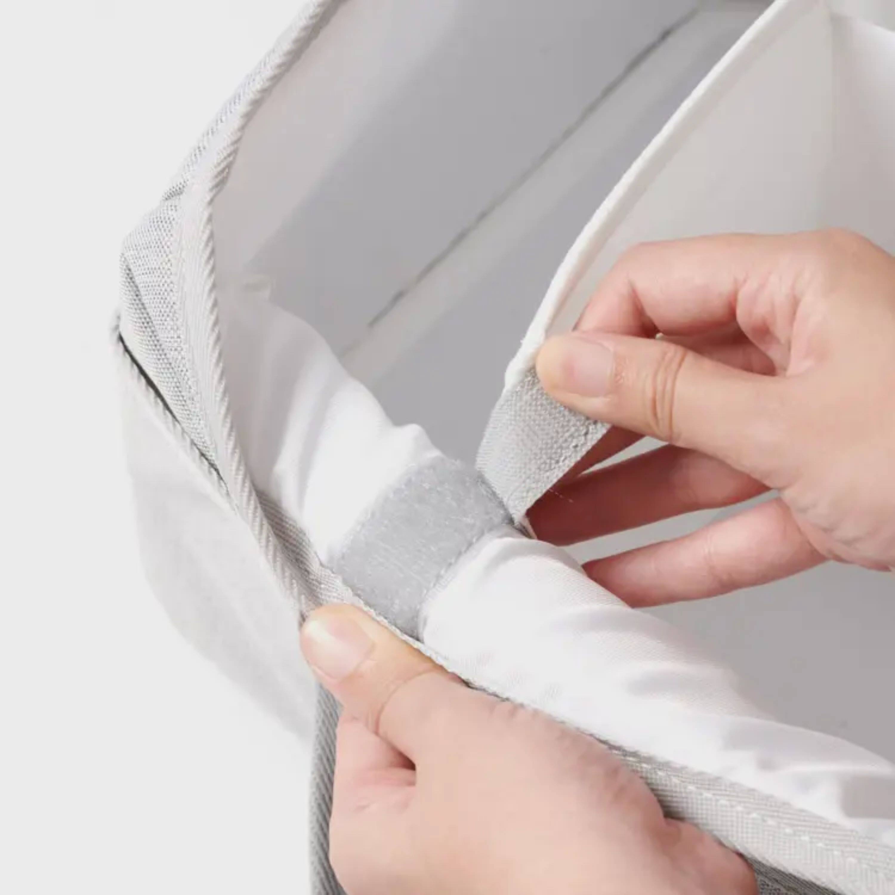 Back. Kitcheniva - Diaper Caddy Organizer Bag - grey.