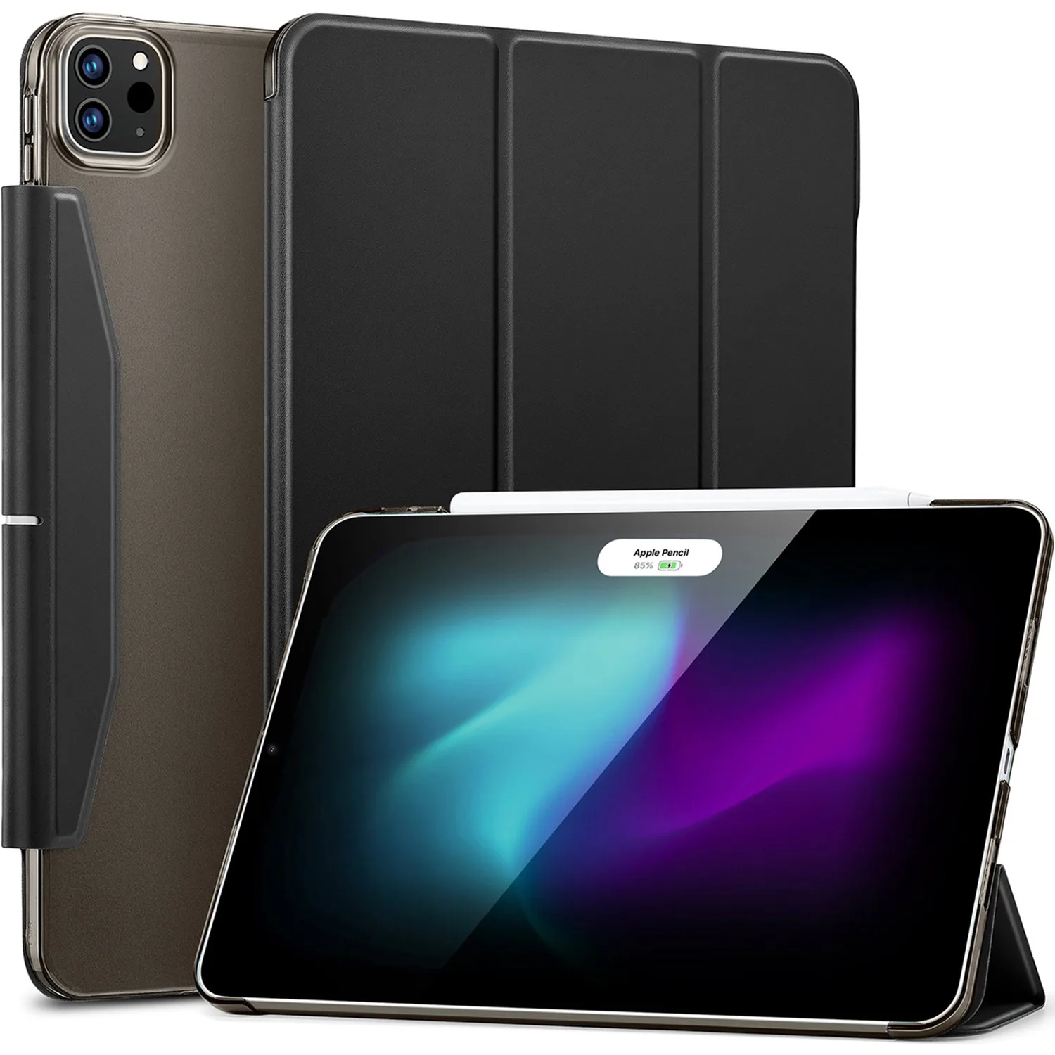 SaharaCase - Venture Series Tri-Fold Folio Case for Apple iPad Pro (M4 2024/M5 2025) 11" - Black