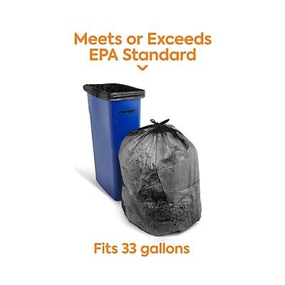 Meets or Exceeds EPA Standard  
Fits 33 gallons