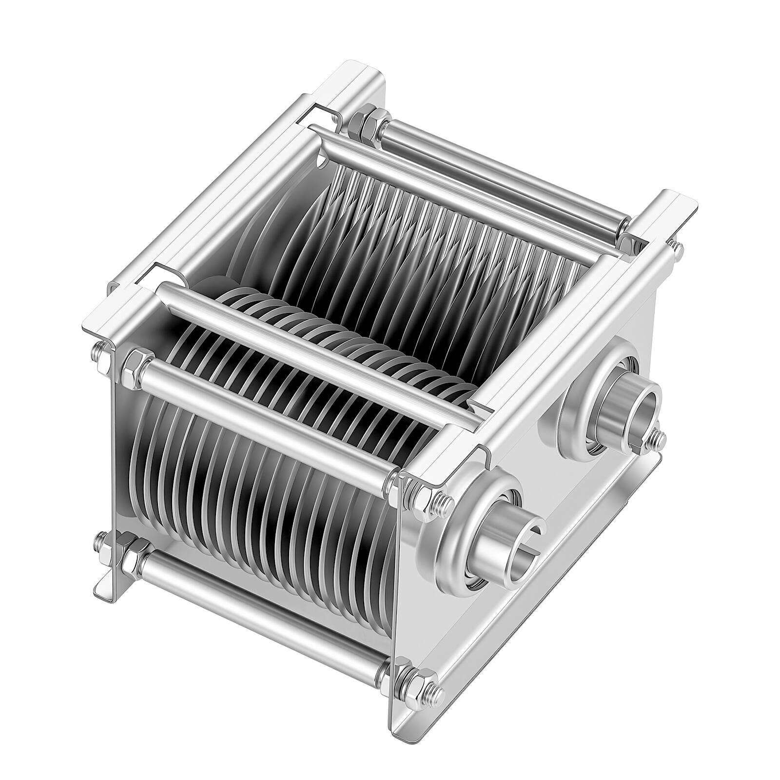 Alt View 5. VEVOR - Meat Cutter Machine Blade, 5 mm Replacement Commercial Blade for Model 90 Food Slicer, Stainless Steel,for Boneless Meat - Silver.