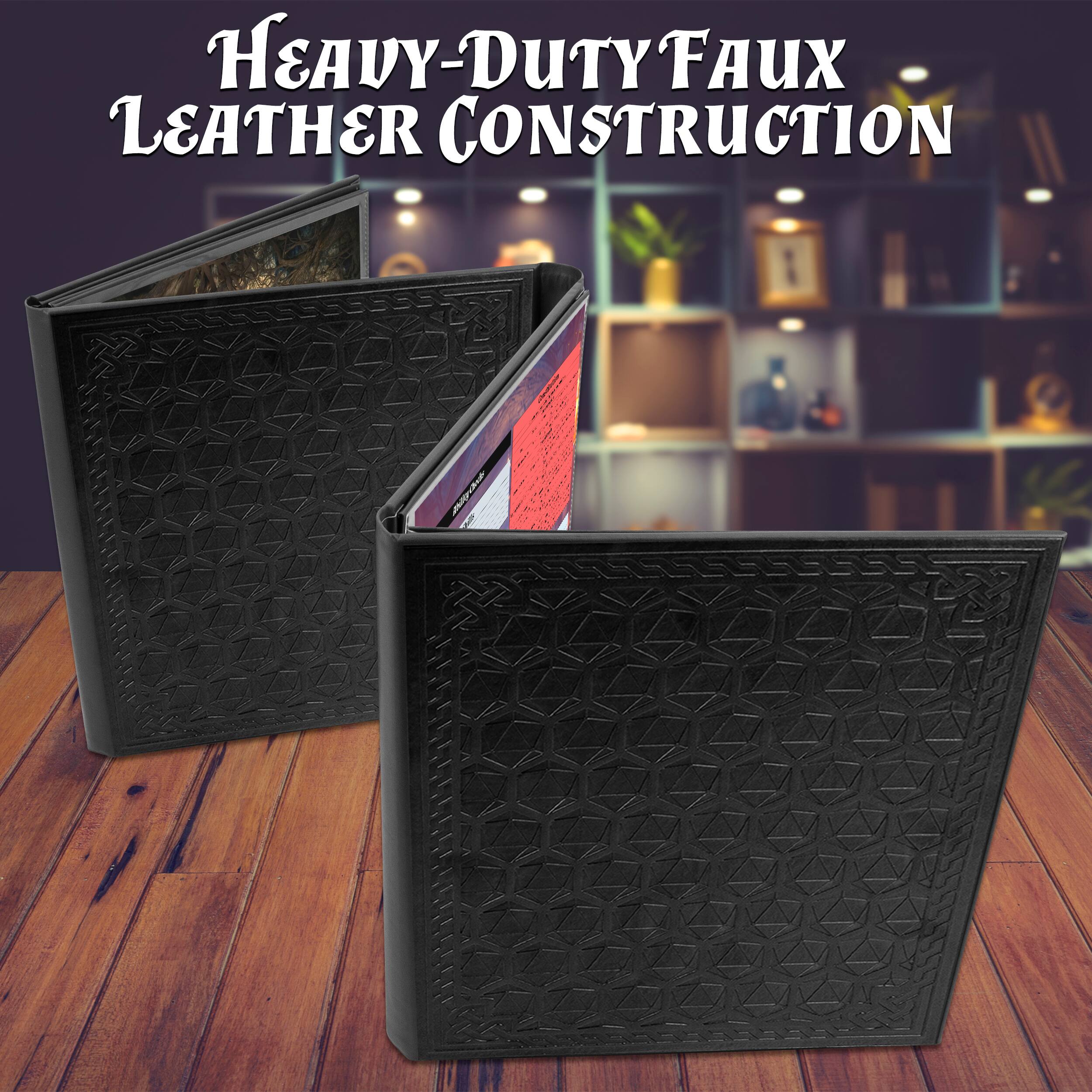 HEAVY-DUTY FAUX LEATHER CONSTRUCTION