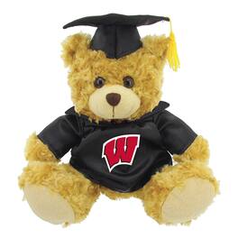 Jardine - /Brown Wisconsin Badgers 12'' Graduation Plush Bear - Red