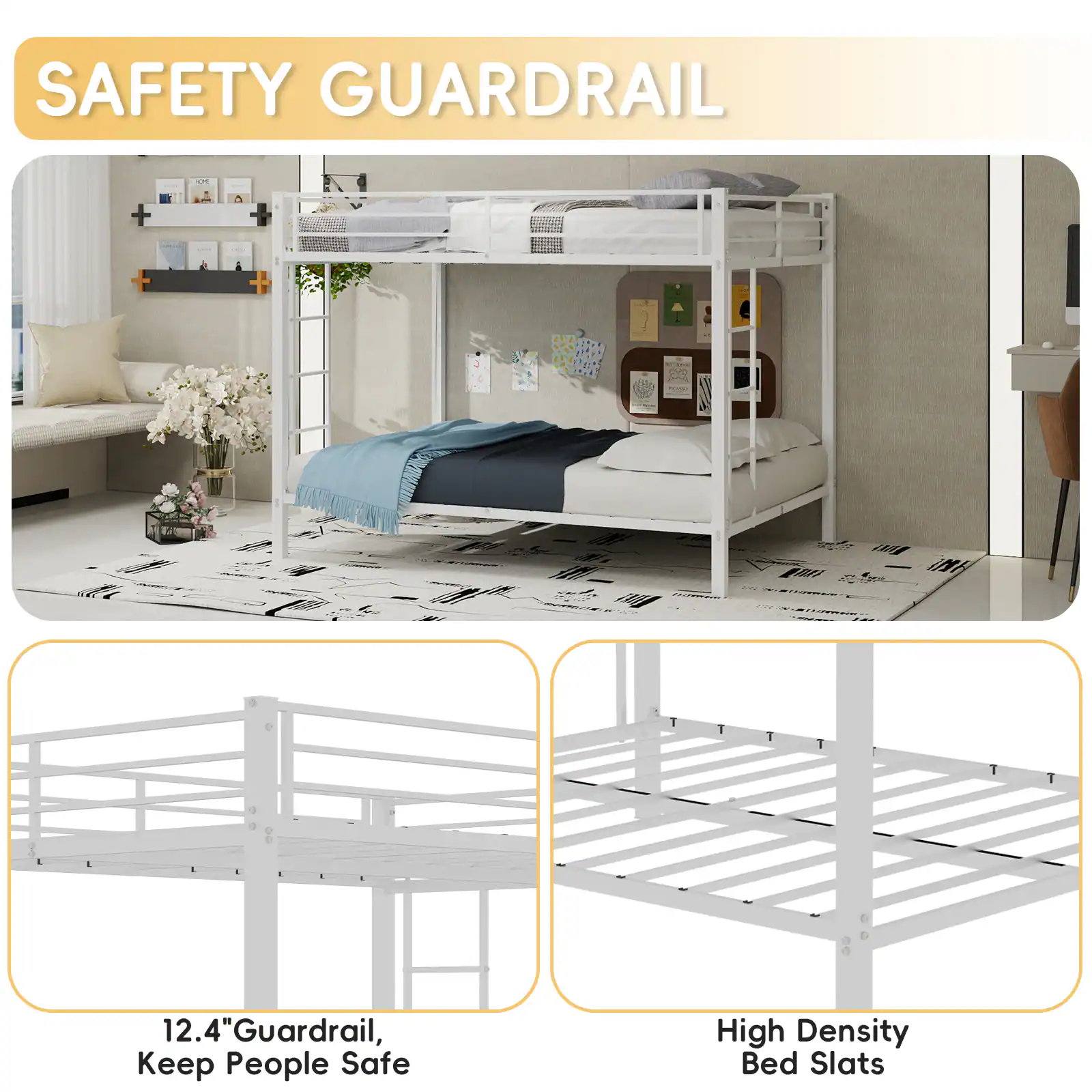 SAFETY GUARDRAIL

12.4" Guardrail, Keep People Safe

High Density Bed Slats