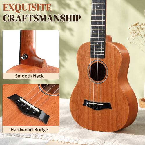EXQUISITE CRAFTSMANSHIP

Smooth Neck
Hardwood Bridge