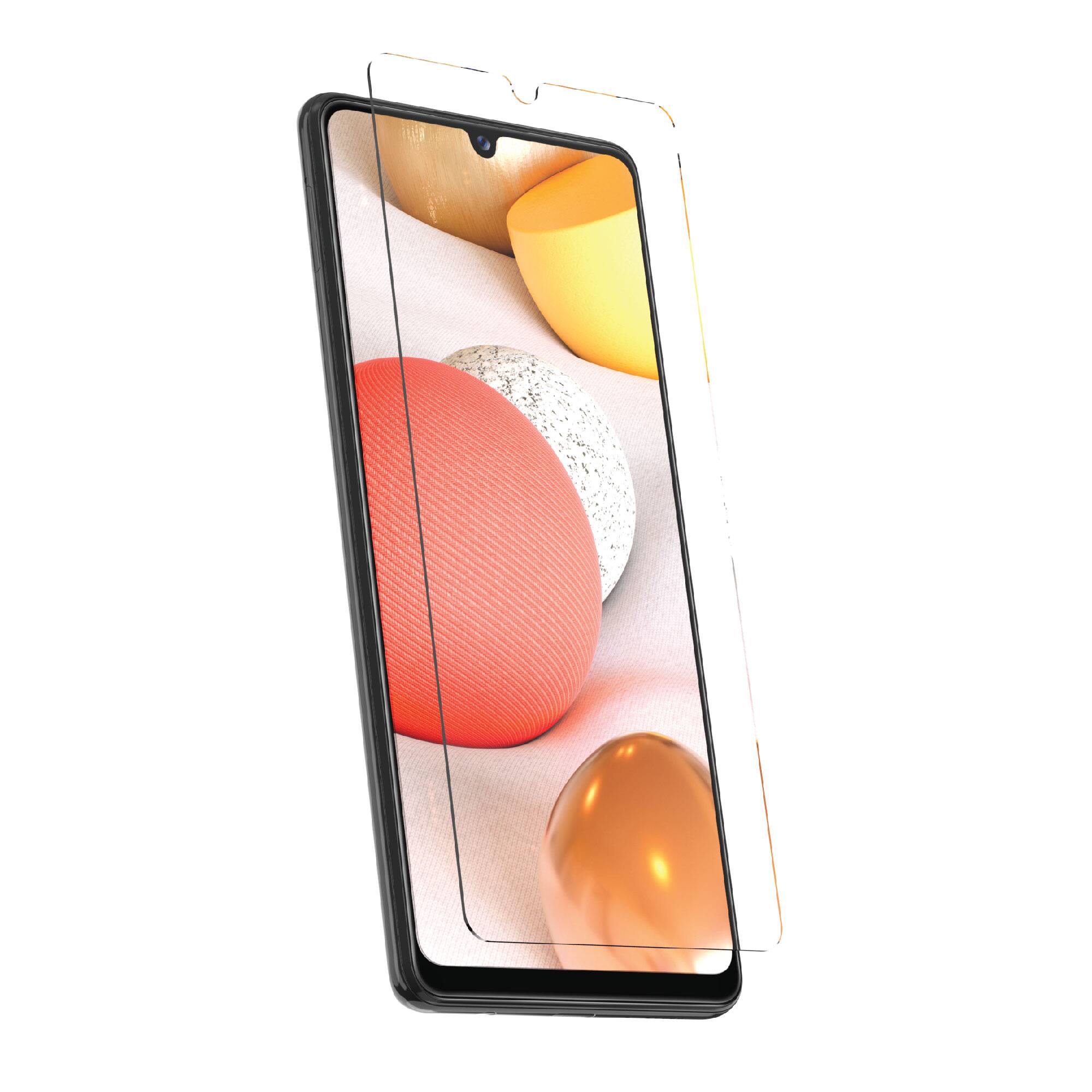 Angle. DuraGlass - Shatter-Resistant Screen Protector for Samsung Galaxy A42 5G.