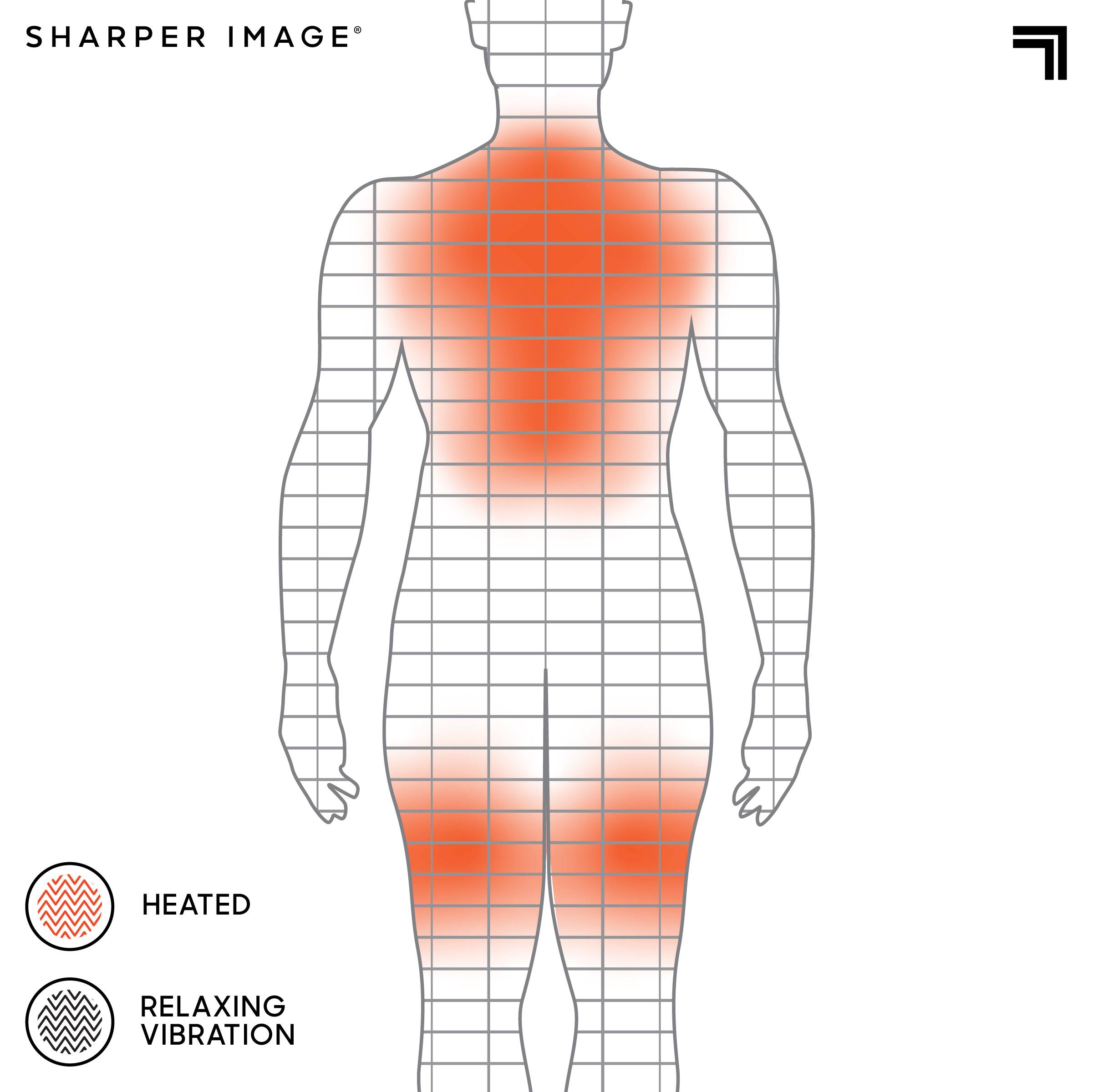 Alt View 13. Sharper Image - Pain Relief Wrap Neck Heated - Grey Thatch.