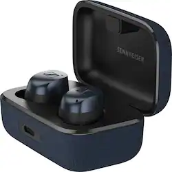 Sennheiser - MOMENTUM True Wireless 4 Earbuds - Blue - Front_Zoom