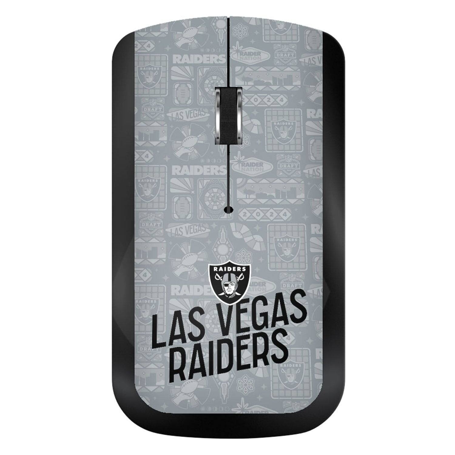 Keyscaper - Las Vegas Raiders 2024 Illustrated Limited Edition Wireless Mouse - Wireless - Black