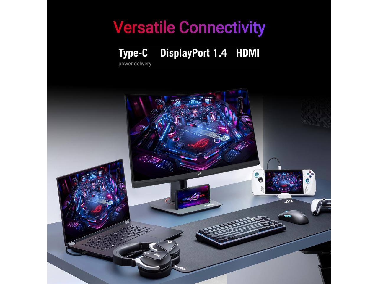 Versatile Connectivity  
Type-C  
DisplayPort 1.4  
HDMI  
power delivery