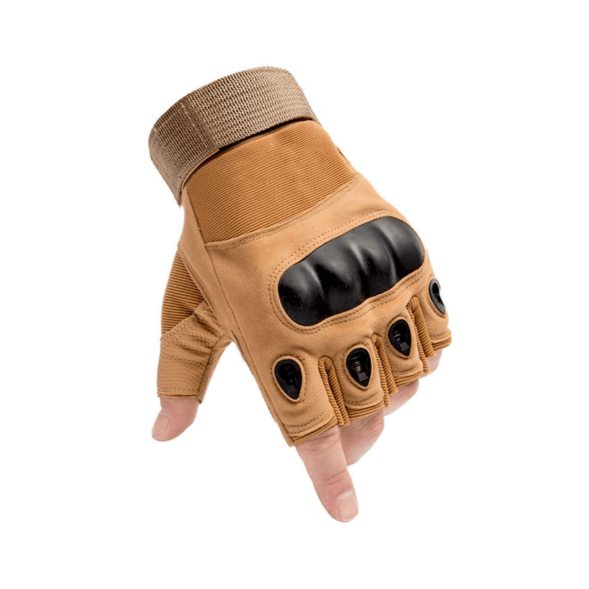 JupiterGear - Tactical Military Fingerless Airsoft Gloves for Outdoor Sports, Paintball, and Motorcycling - Tan price history on PriceWatchPro