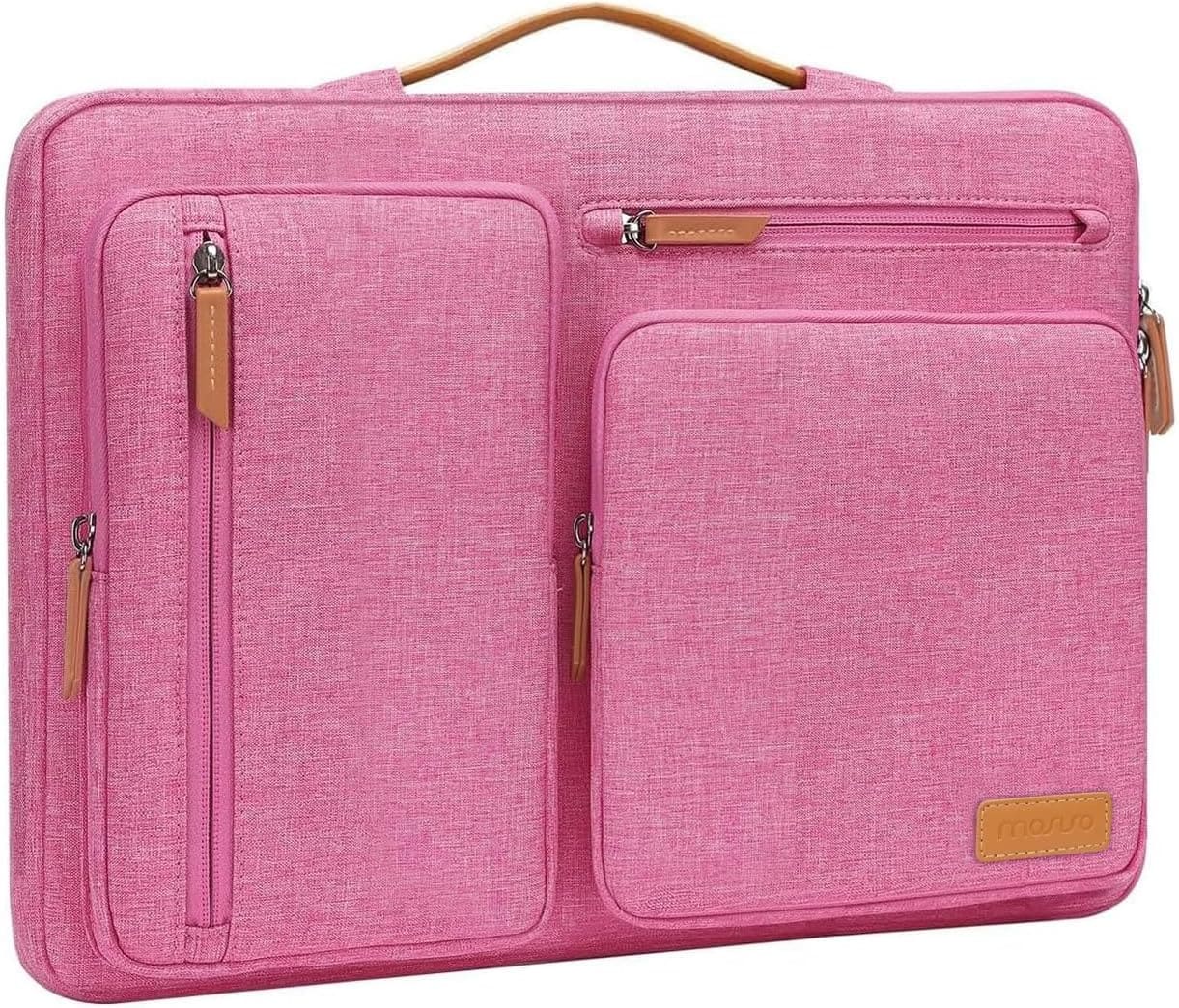 mosiso - 360 Protective Laptop Handbag Sleeve 15-15.6 inch for MacBook Pro 16 HP Acer Dell Lenovo ASUS - Rose Red price history on PriceWatchPro