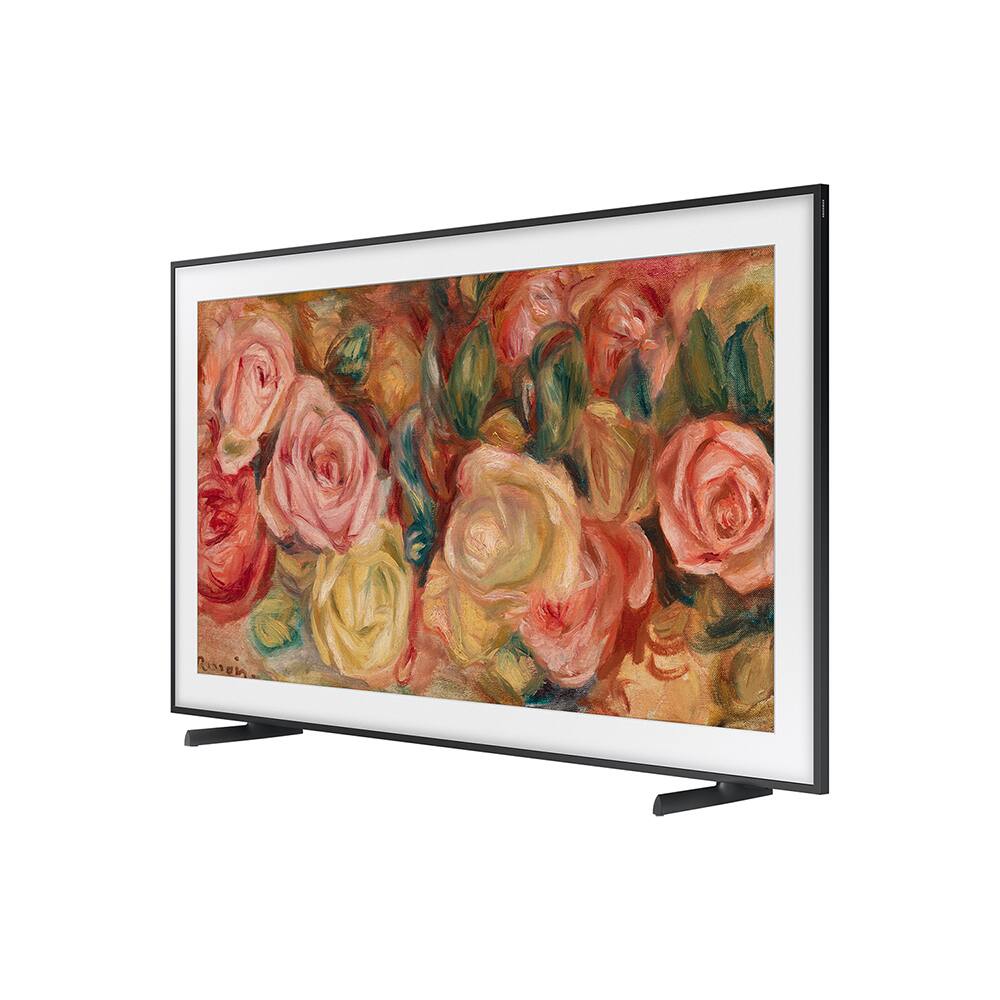 Alt View 6. Samsung - 55" The Frame QLED 4K Smart TV 2024 with 2x Frame Smart Speaker.