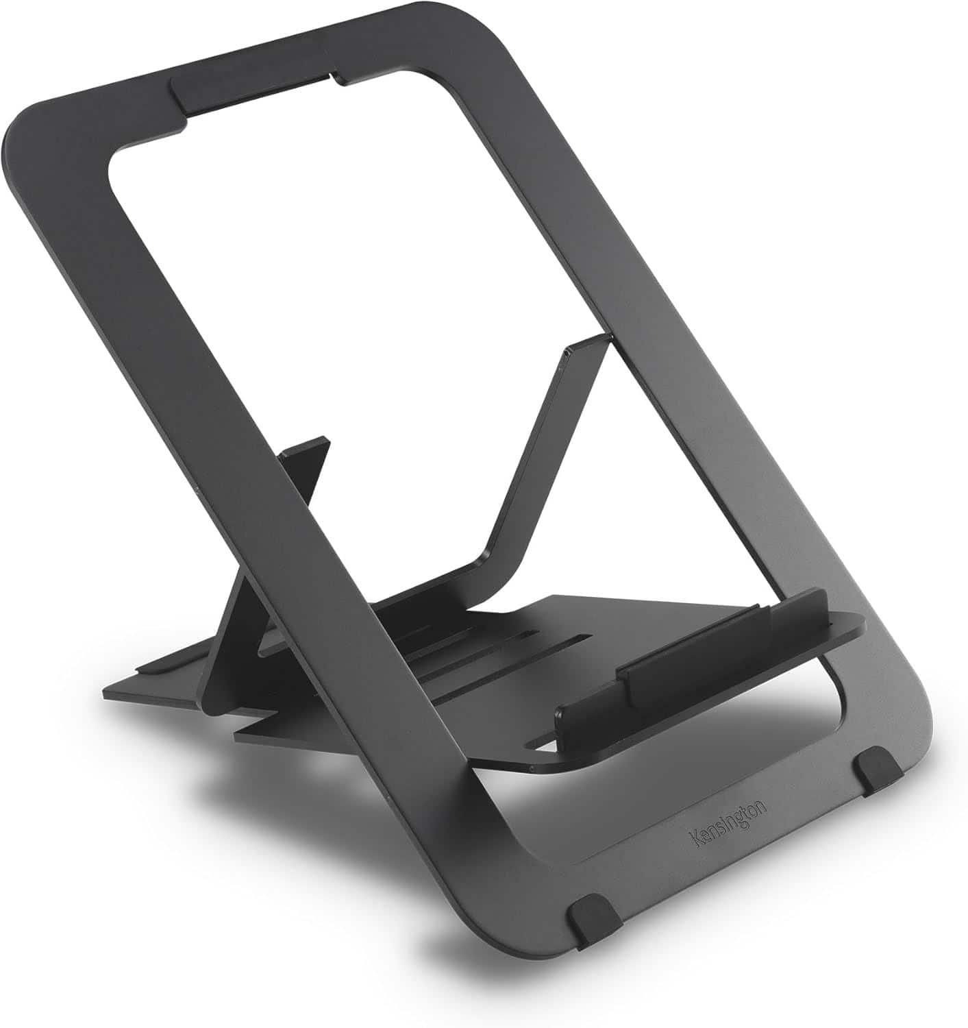 Kensington - K50428WW EQ Adjustable Aluminum Laptop Stand Height & Angle Adjustable, Portable Foldable Riser for 10″–17″ - Black
