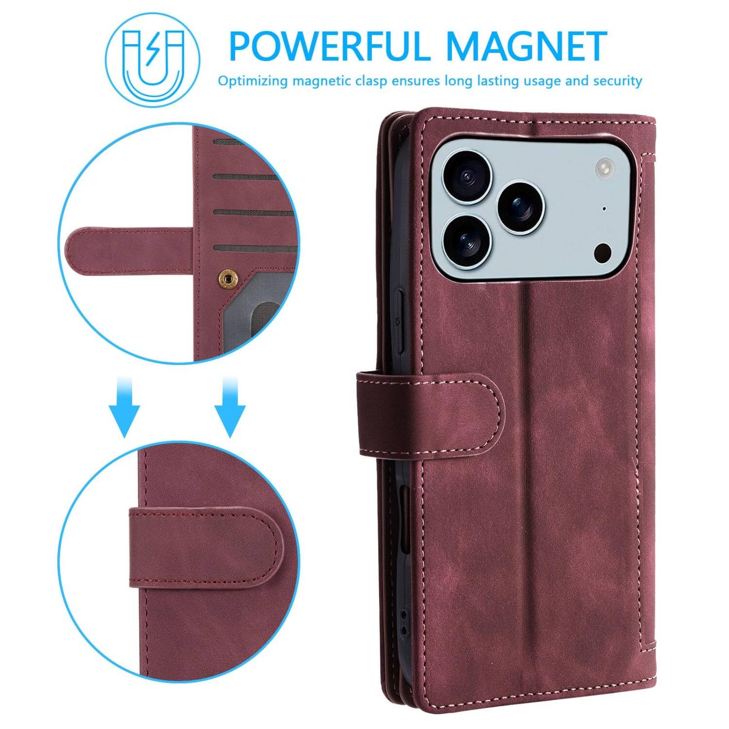 POWERFUL MAGNET  
Optimizing magnetic clasp ensures long lasting usage and security