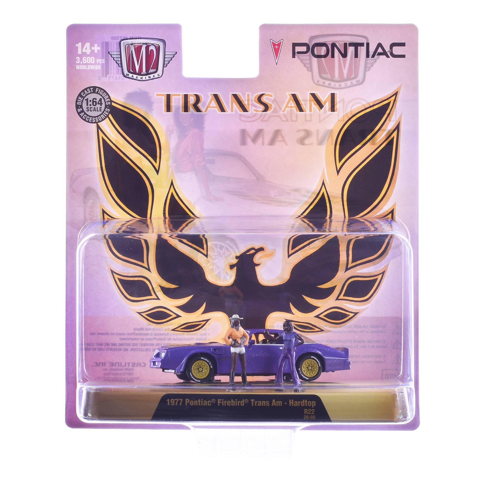 14+ PONTIAC 3,600 PCS WORLDWIDE 01675 MACHINES MACHINES CAST FIGURES DIE 1:64 TRANS AM & SCALE SAWA INSESSORIES AM NS

- 8 YAM DE a 120
IS
INC CASTLINE

1977 Pontiac Firebird Trans Am-Hardtop R22 26-08