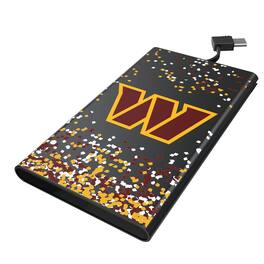 Keyscaper - Washington Commanders 5000mAh Flat Powerbank - Black