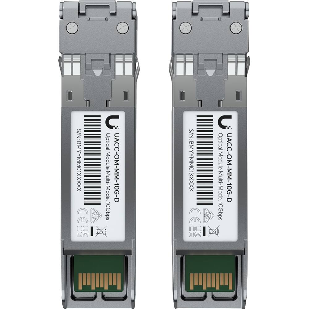 S/N: BMYYMM01XXXXX  
Optical Module UACC-OM-MM-10G-D Multi-Mode, 10Gbps  

S/N: BMYYMM01XXXXX  
Optical Module UACC-OM-MM-10G-D Multi-Mode, 10Gbps