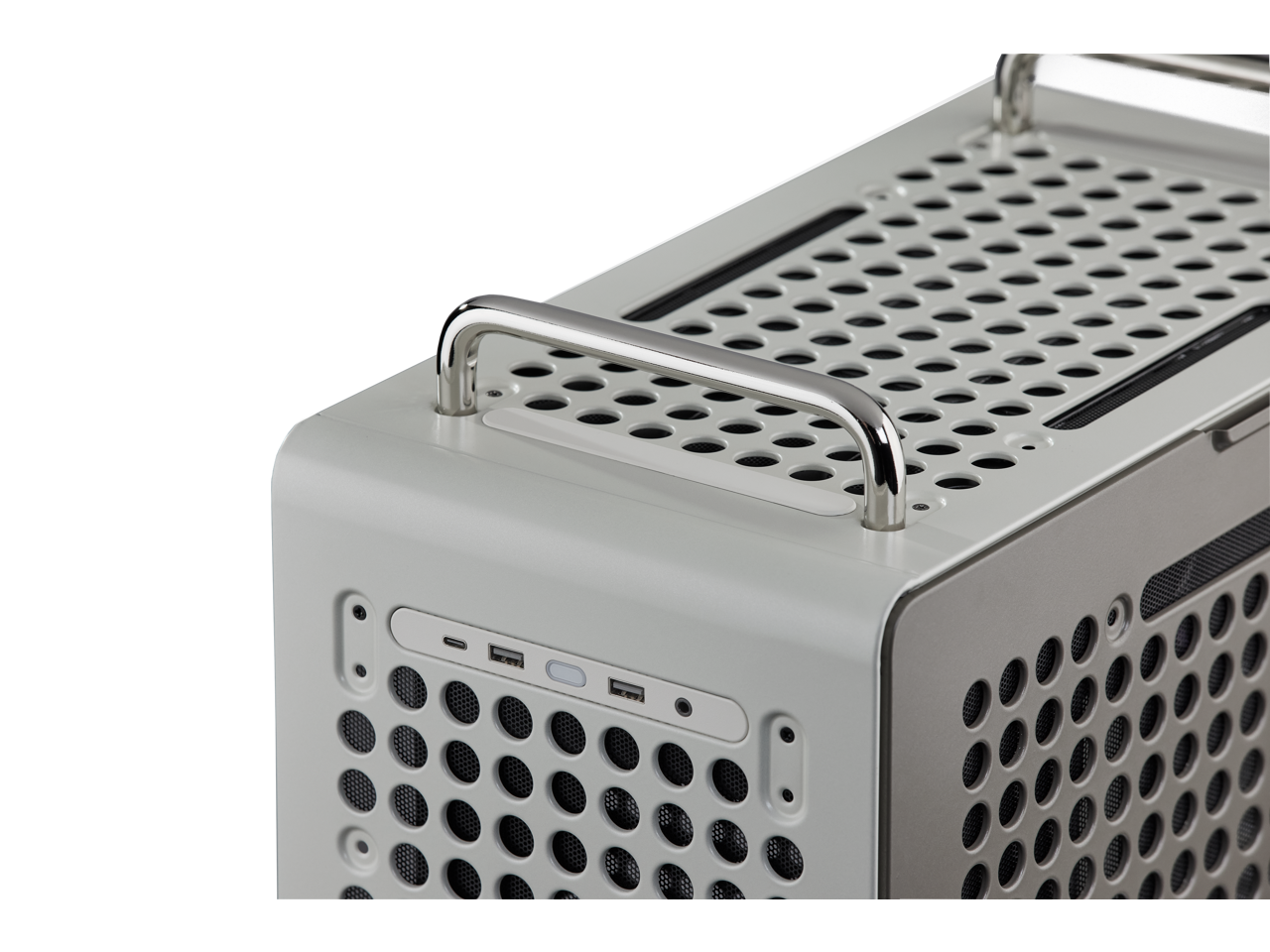 Alt View 9. Cooler Master - Cooler Master QUBE 540 ATX Mid-Tower Case, 415mm GPU Clearance, Tempered Glass, Modular Design - Moonstone - Moonstone.