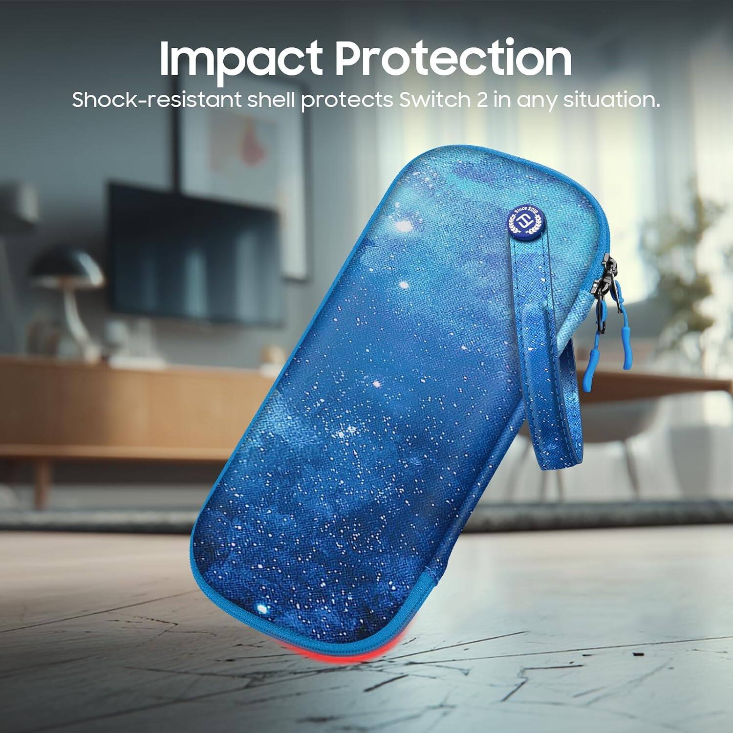 Impact Protection  
Shock-resistant shell protects Switch 2 in any situation.