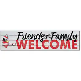 Jardine - Youngstown State Penguins 10'' x 40'' Friends & Family Welcome Sign - White