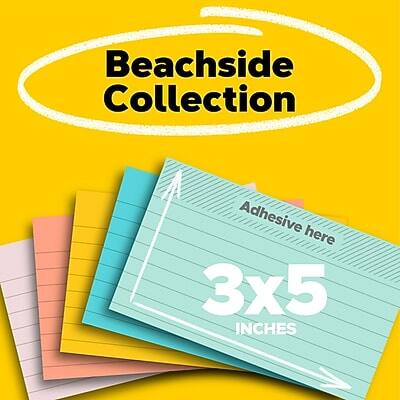 Beachside Collection  
Adhesive here  
3x5 INCHES