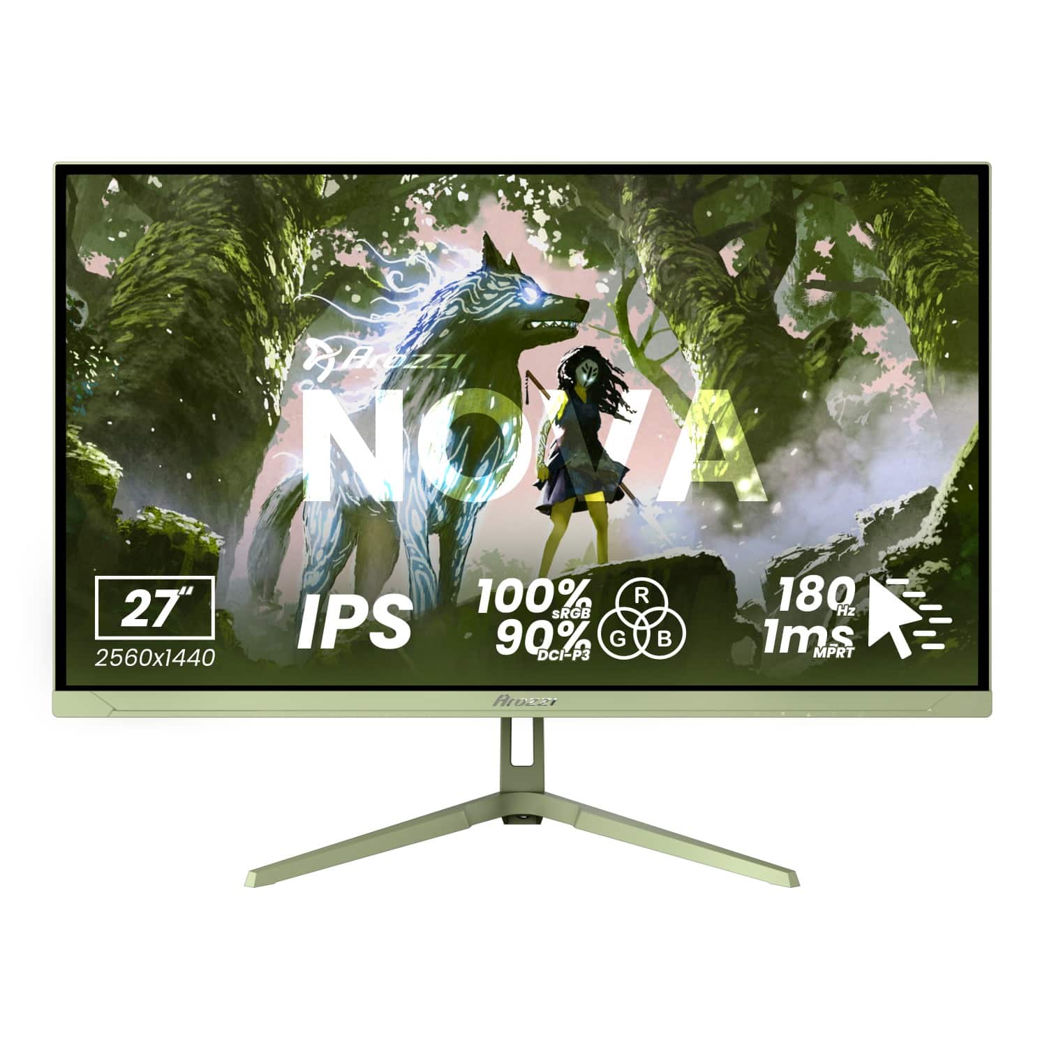 27" 100% sRGB 90% DCI-P3 IPS 180Hz 1ms