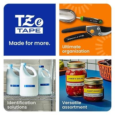 TZe TAPE  
Made for more.  

Ultimate organization  

Identification solutions  

Versatile assortment  

JAMIE'S SALSA  
Tomato Salsa