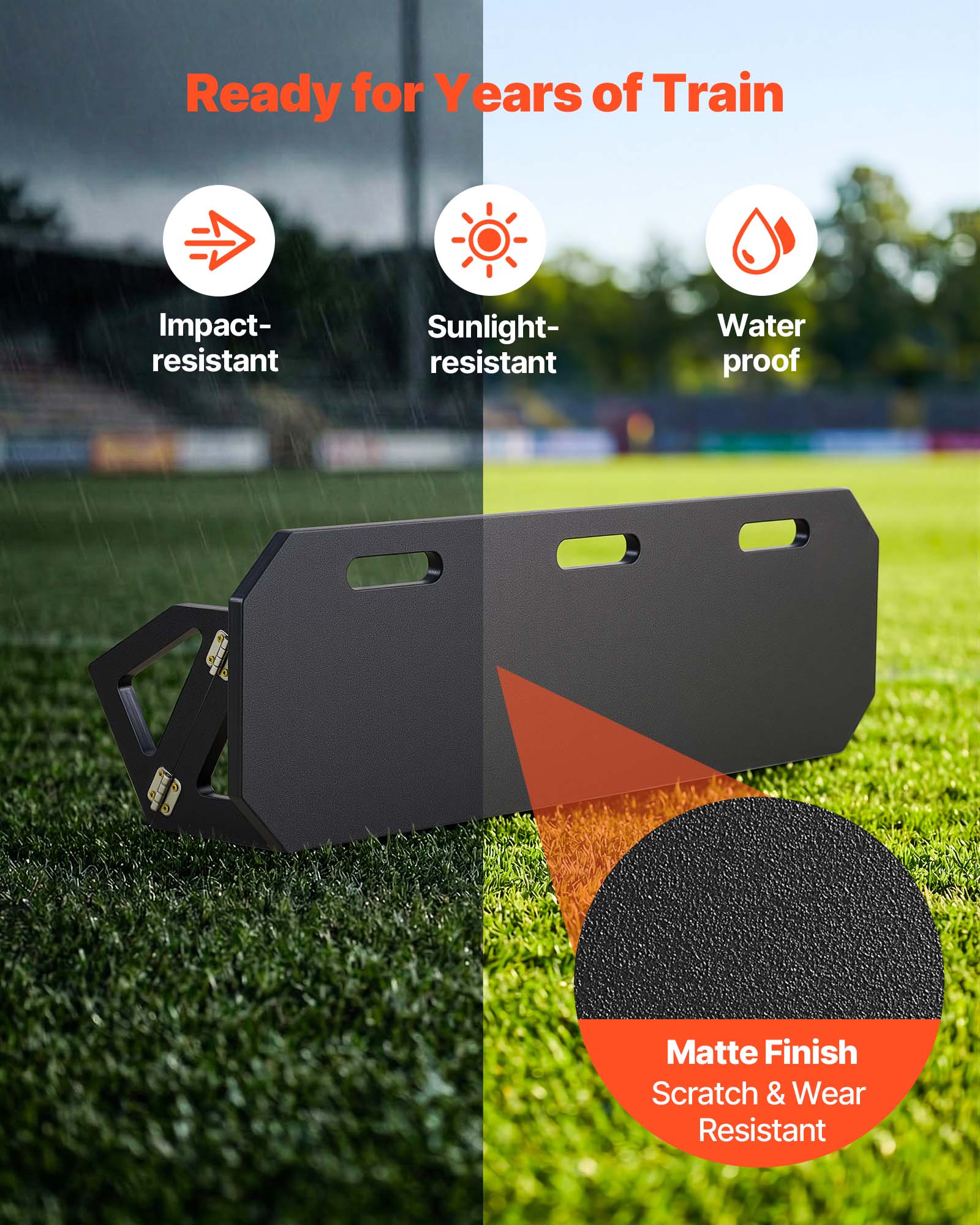 Ready for Years of Train

- Impact-resistant
- Sunlight-resistant
- Water proof
- Matte Finish
- Scratch & Wear Resistant