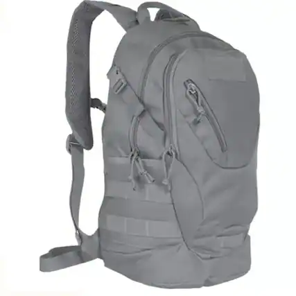 Front. Kitcheniva - Tactical Daypack 20 Liters Scout Backpack 600D Durable Material Gray - Gray.