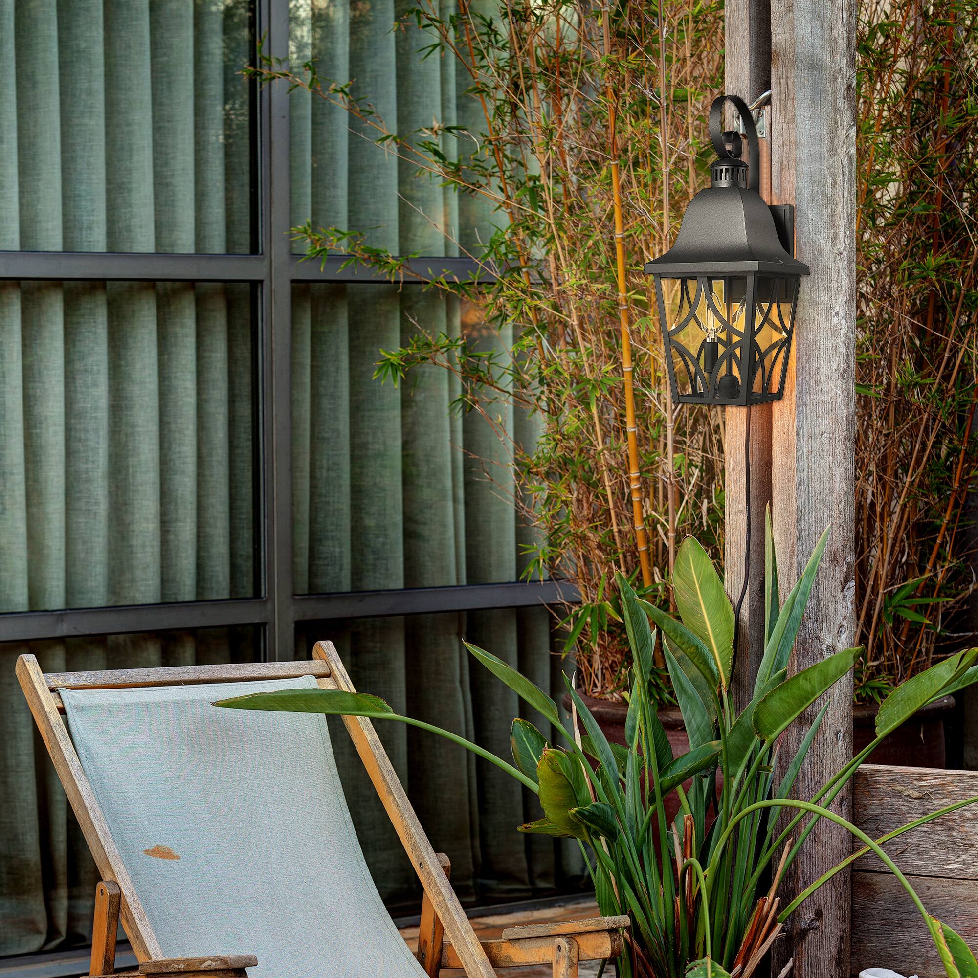 Alt View 1. Akoasm - Waterproof Outdoor Wall Light Fixtures, Exterior Wall Sconce Porch Lights with Clear Glass for House Front Door (2 pack).