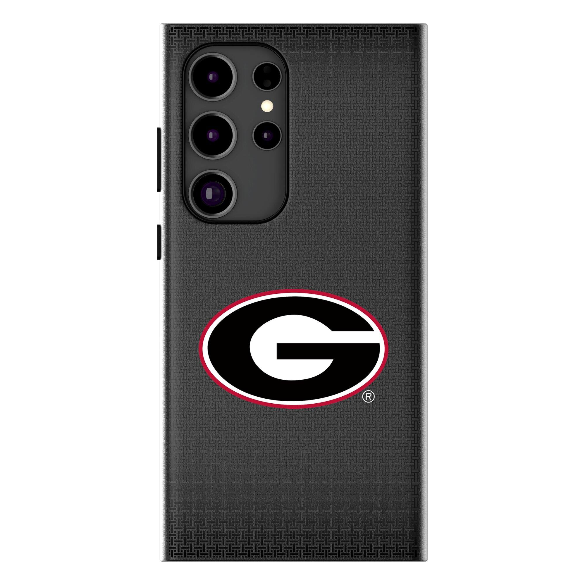 Keyscaper - NCAA - Georgia Bulldogs Linen Galaxy Magnetic Bump Case - S24 - Black price history on PriceWatchPro