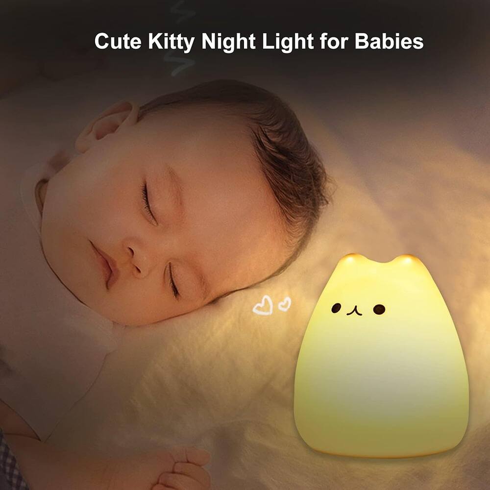 Cute Kitty Night Light for Babies
