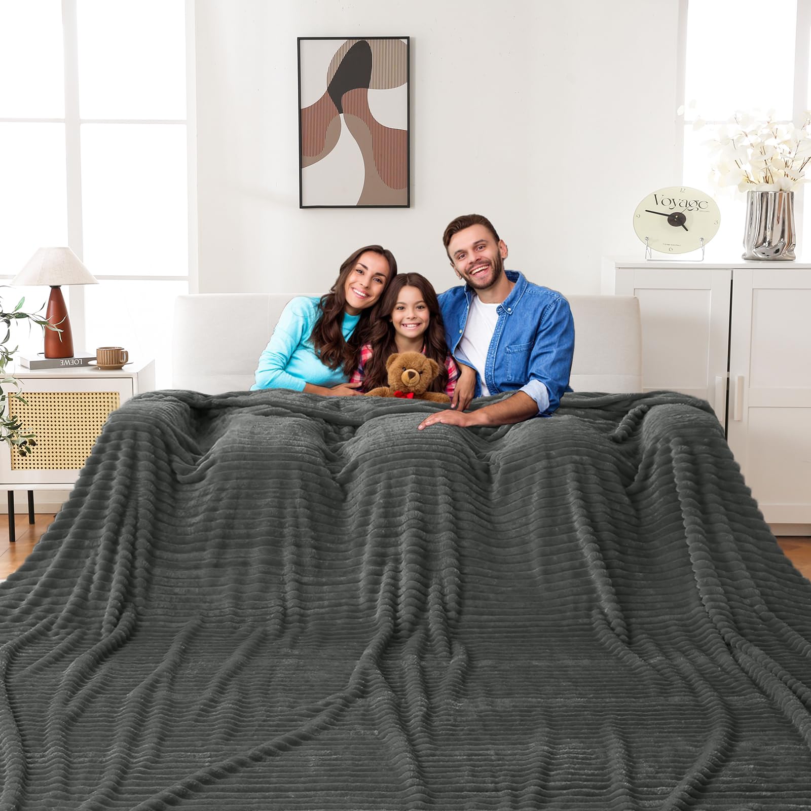 Huge Dark Grey-a-120x120 Inch