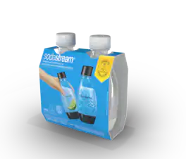 SodaStream - DWS .5L Bottle (2-Pack) - White