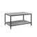Front. Sauder - North Avenue Concrete Coffee Table - Gray/Black.