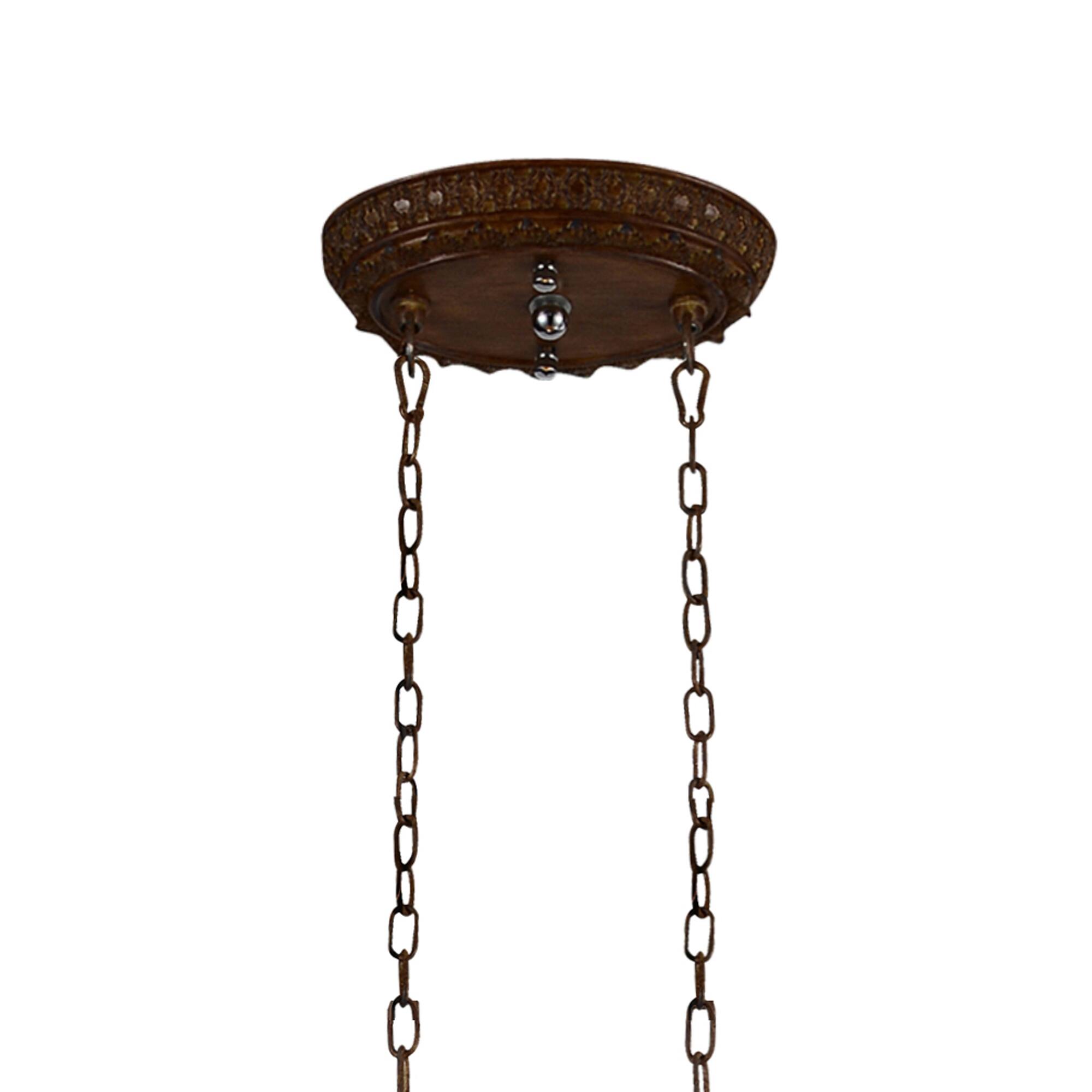 Alt View 1. CWI Lighting - Nicole 6 Light Drum Shade Chandelier With Brushed Chocolate Finish - Brushed Chocolate.