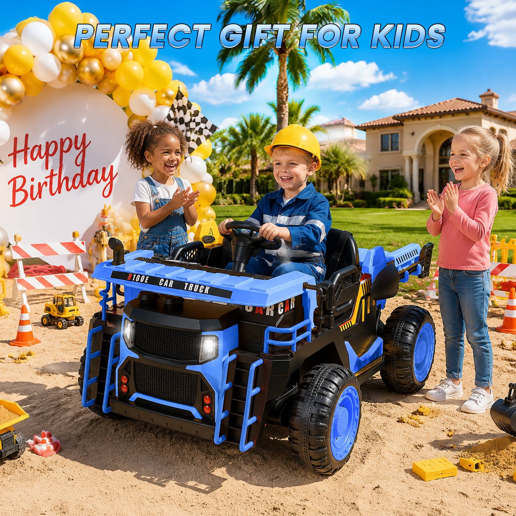 PERFECT GIFT FOR KIDS  
Birthday Happy  
R100E CAR TRUCK  
UARCAR