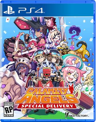 PS4. CALAMITY ANGELS SPECIAL DELIVERY TM RP ESRB !f IDEA FACTORY... TM - T (Teen 13+)