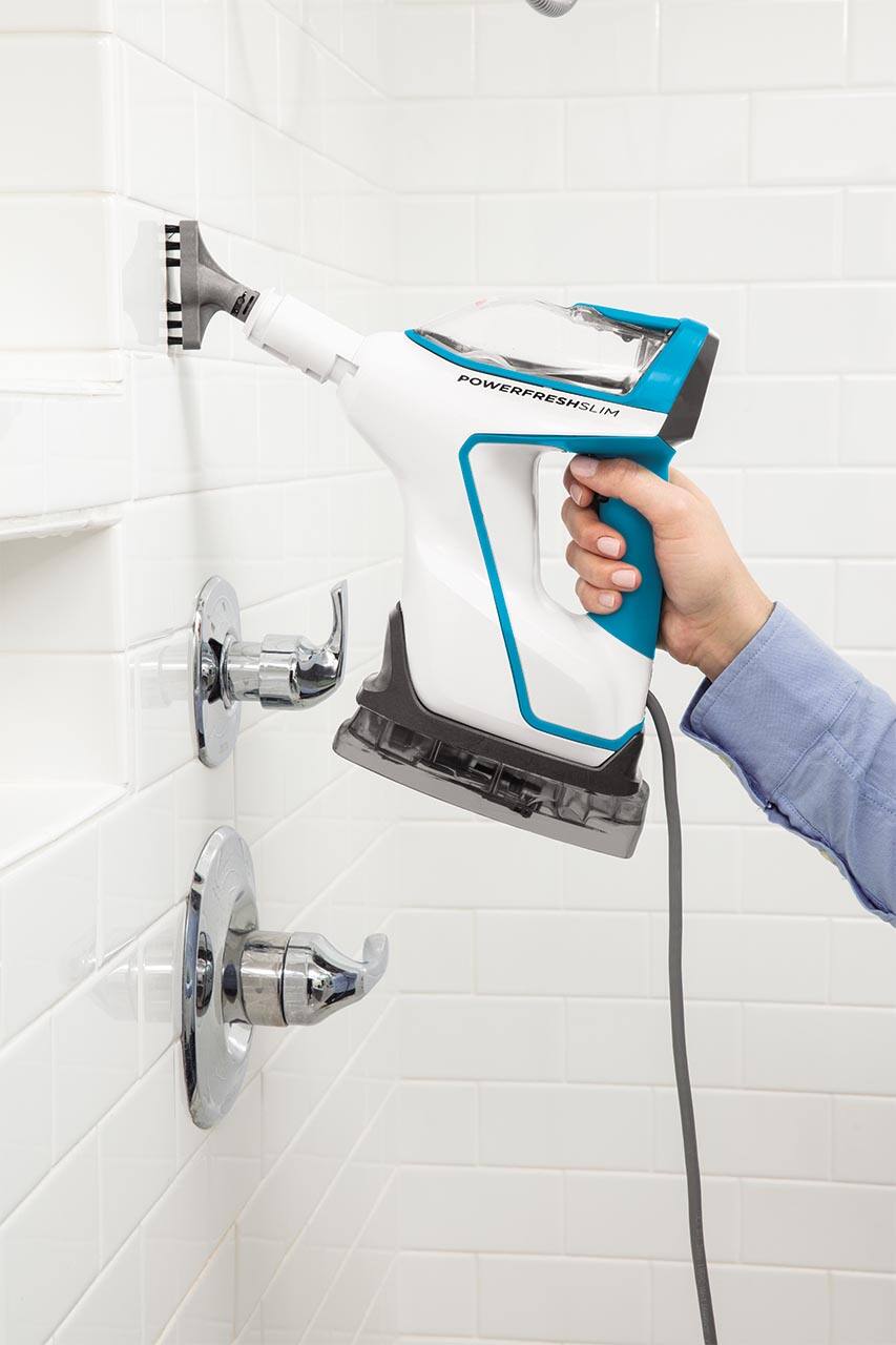 Alt View 7. BISSELL - PowerFresh Slim 3-in-1 Sanitizing Steam Cleaner Mop - White.