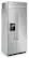 Angle. KitchenAid - 20.8 Cu. Ft. Side-by-Side Refrigerator with Ice and Water Dispenser - Stainless Steel with PrintShield Finish.