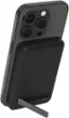 Angle. Belkin - BOOST↑CHARGE Pro Wireless Power Bank 5K w/ Qi2, MagSafe Compatible with Kickstand - for iPhone 16, 15, 14, and More - Black.