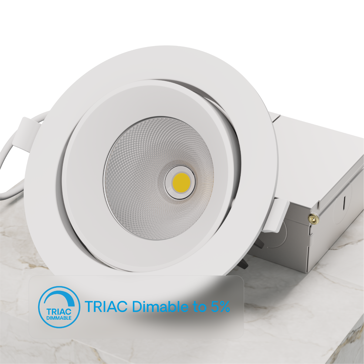 TRIAC Dimmable to 5%